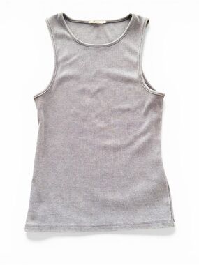 Splendid Light Lavender Heather Ribbed Tank Small